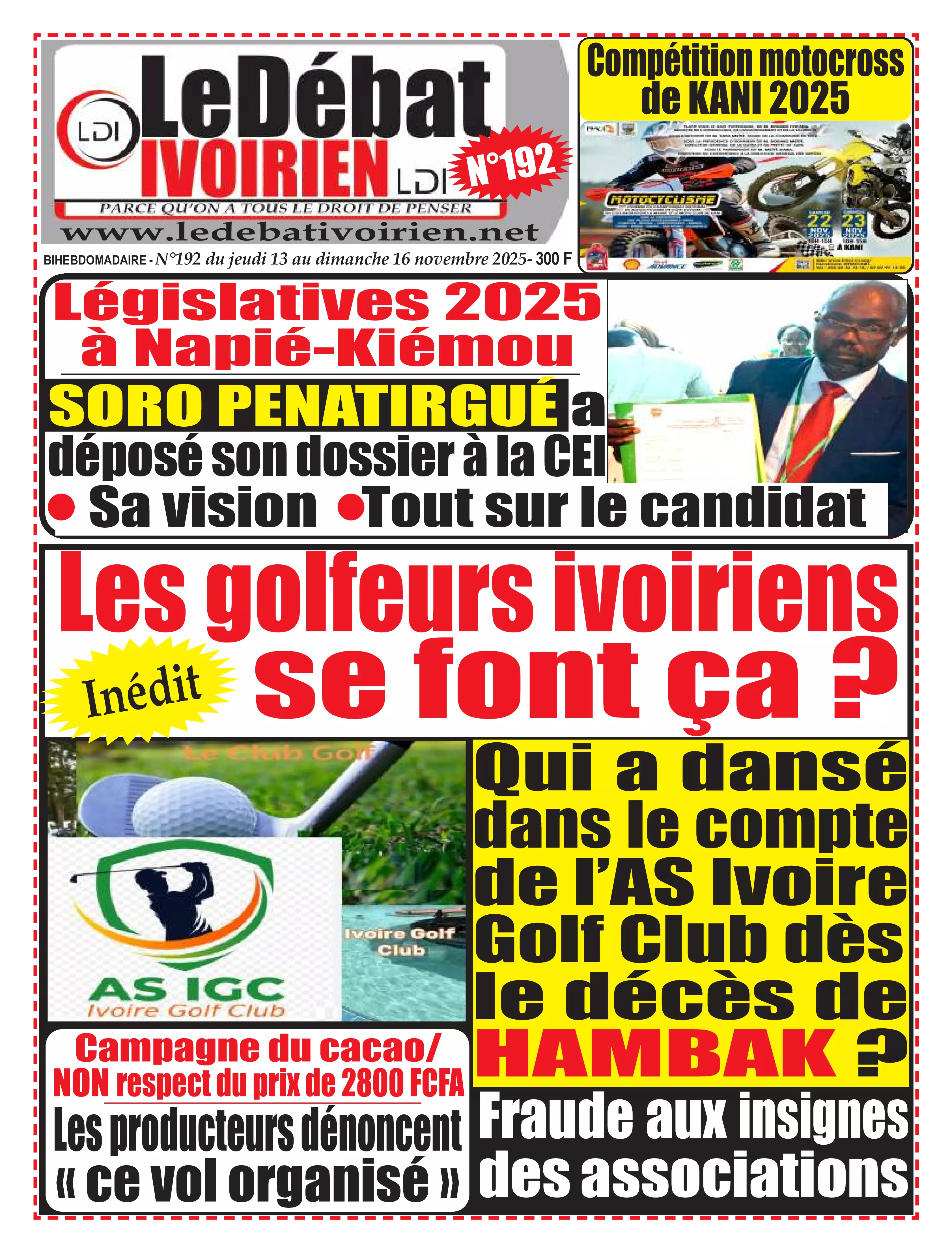 LE DEBAT IVOIRIEN N° 192