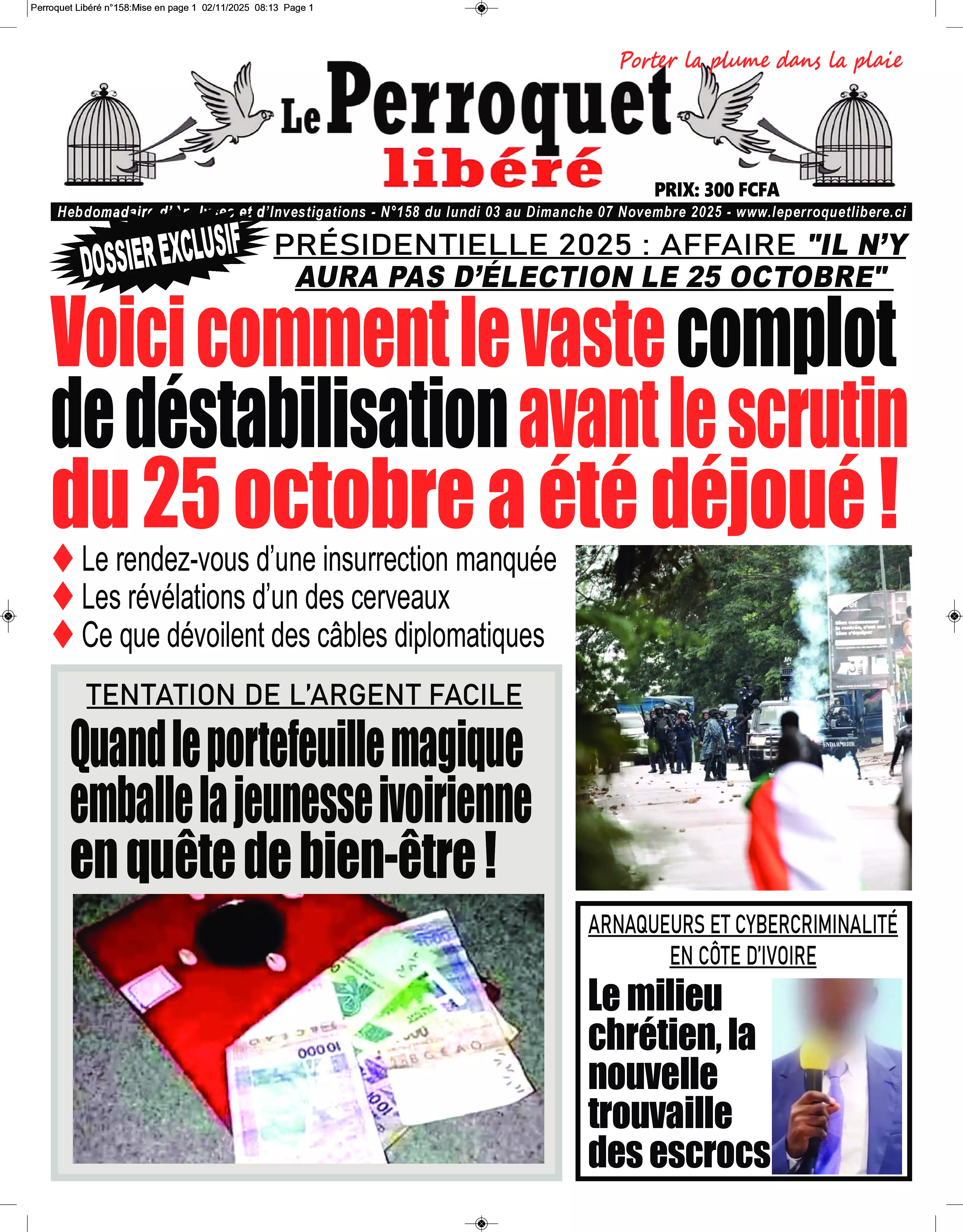 N° 158 - 2025-11-03