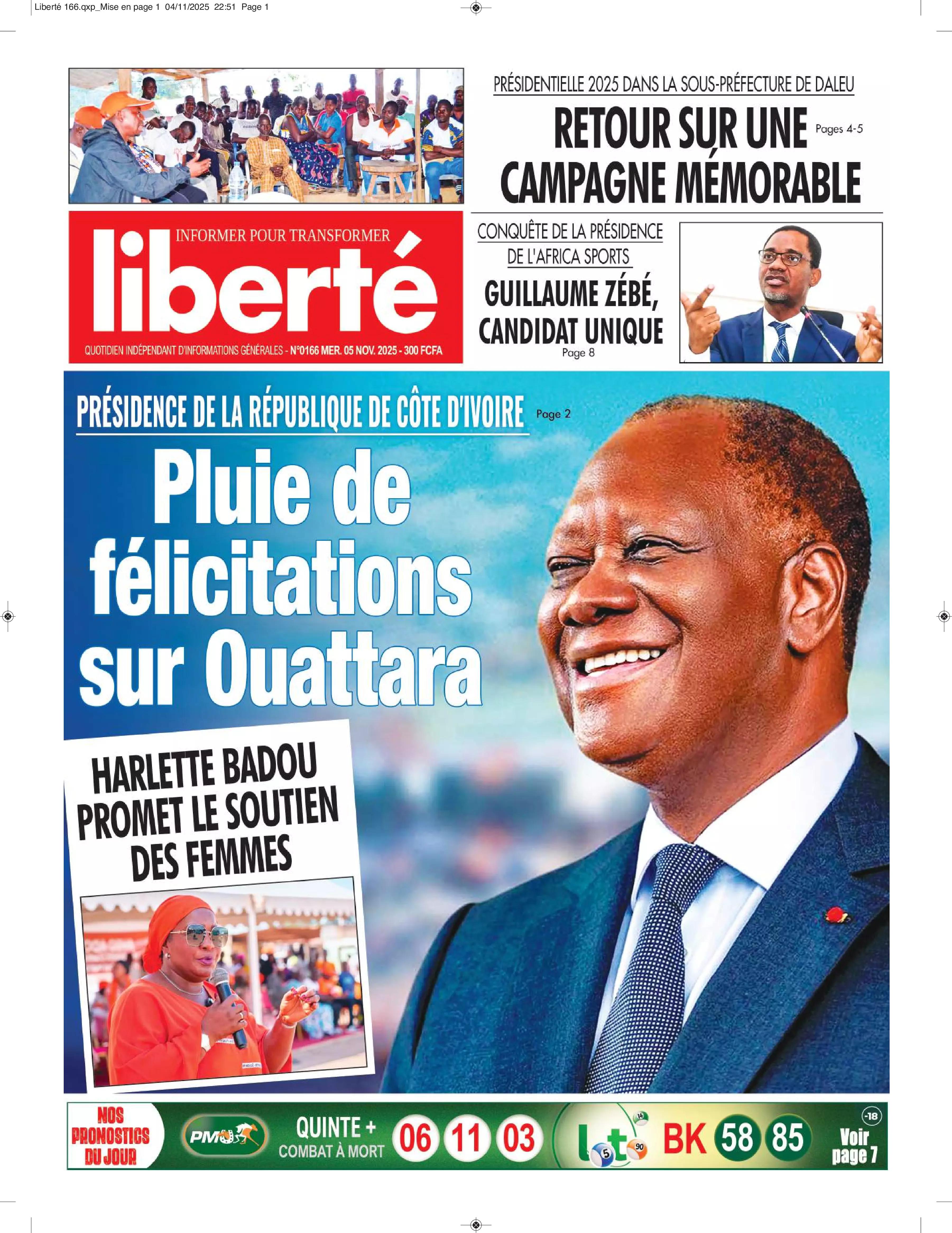 N° 166 - 2025-11-05