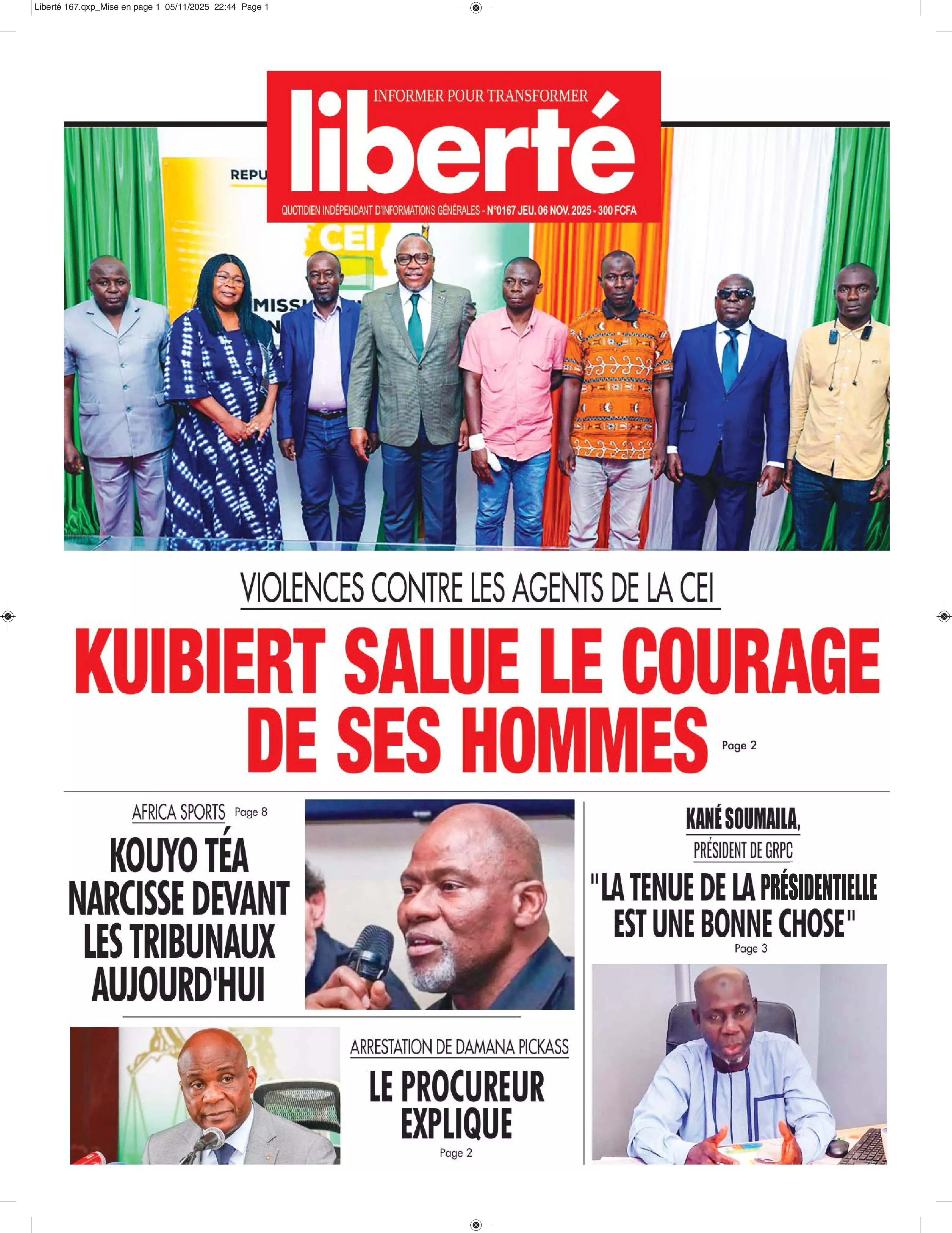 N° 167 - 2025-11-06