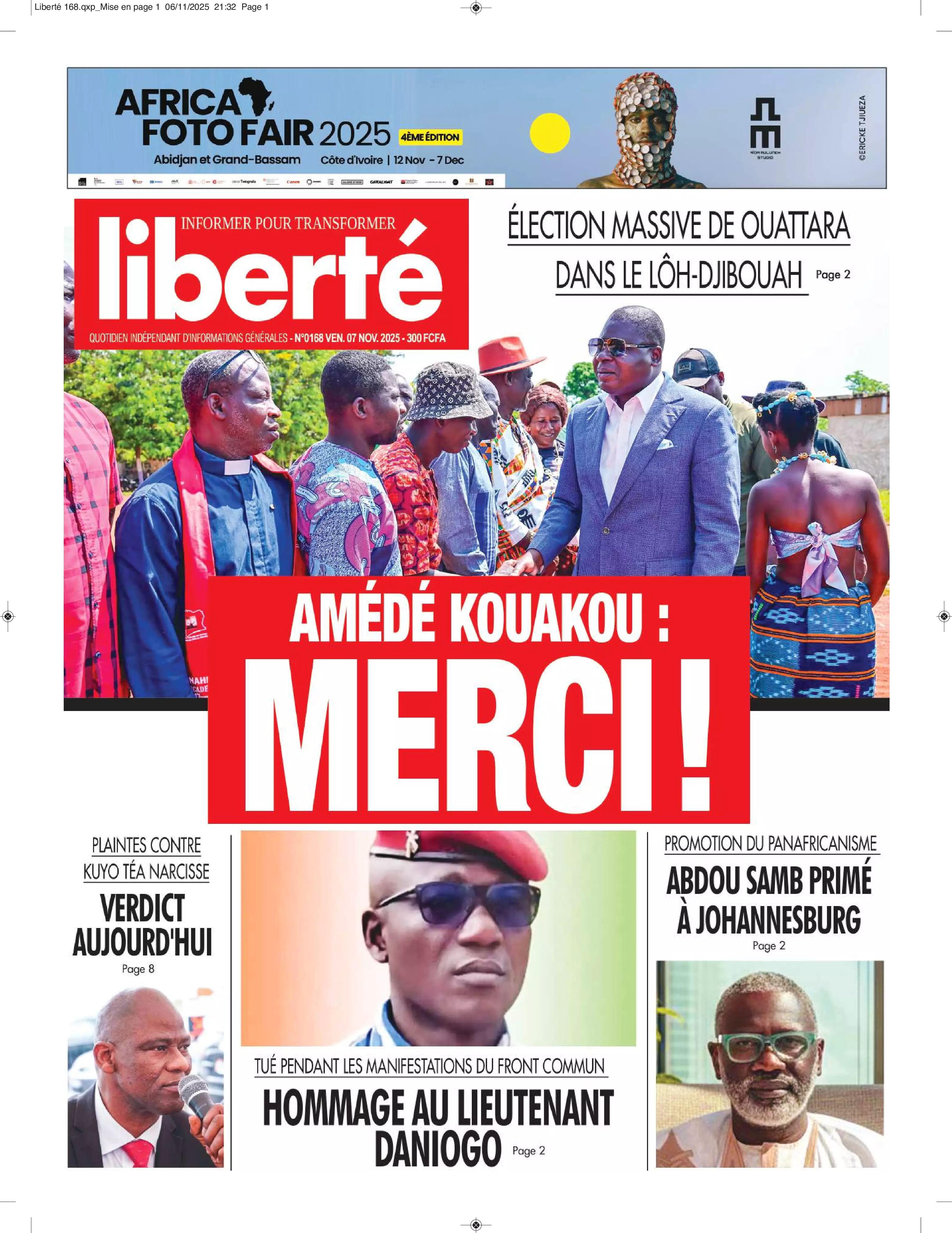 N° 168 - 2025-11-07