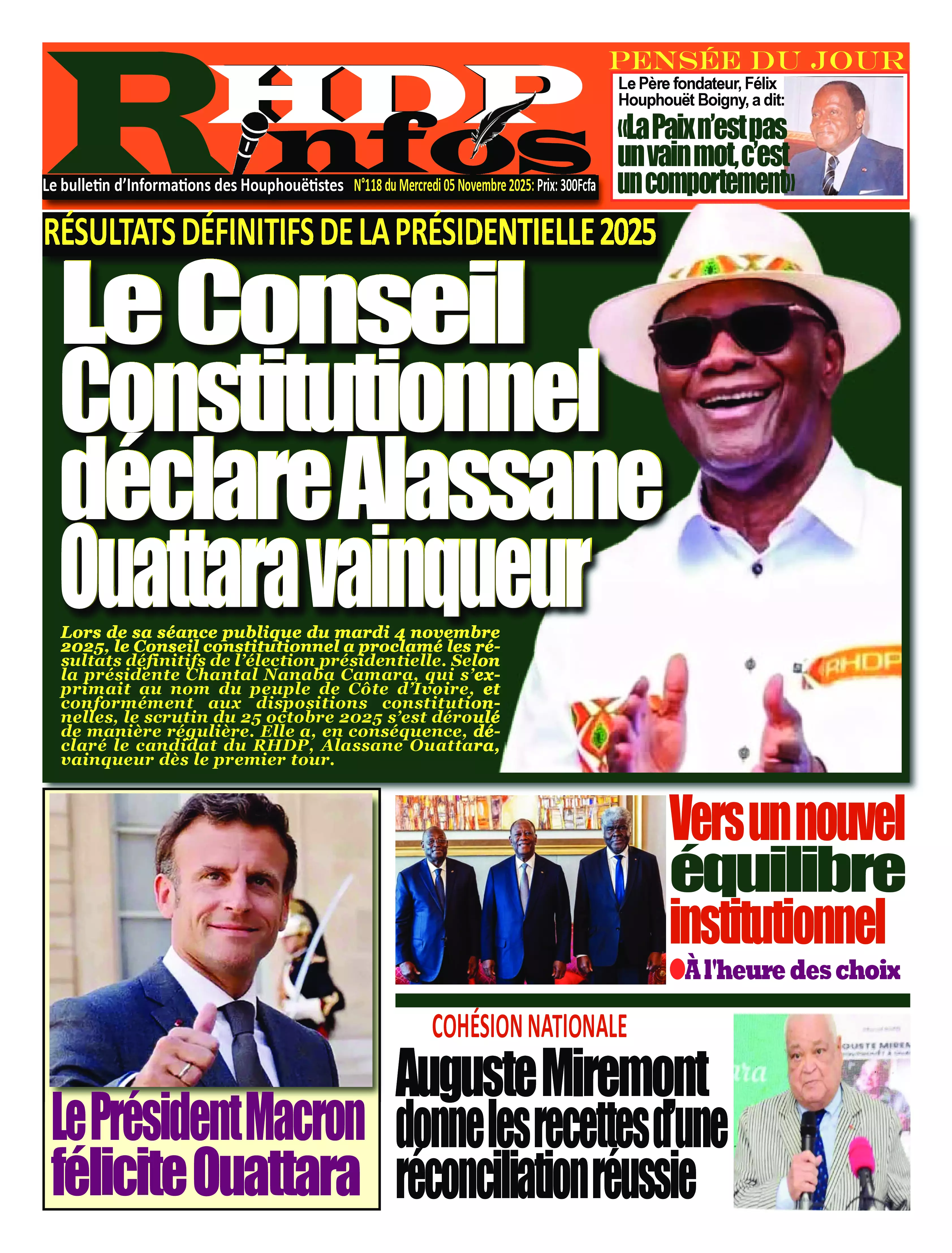 N° 118 - 2025-11-05