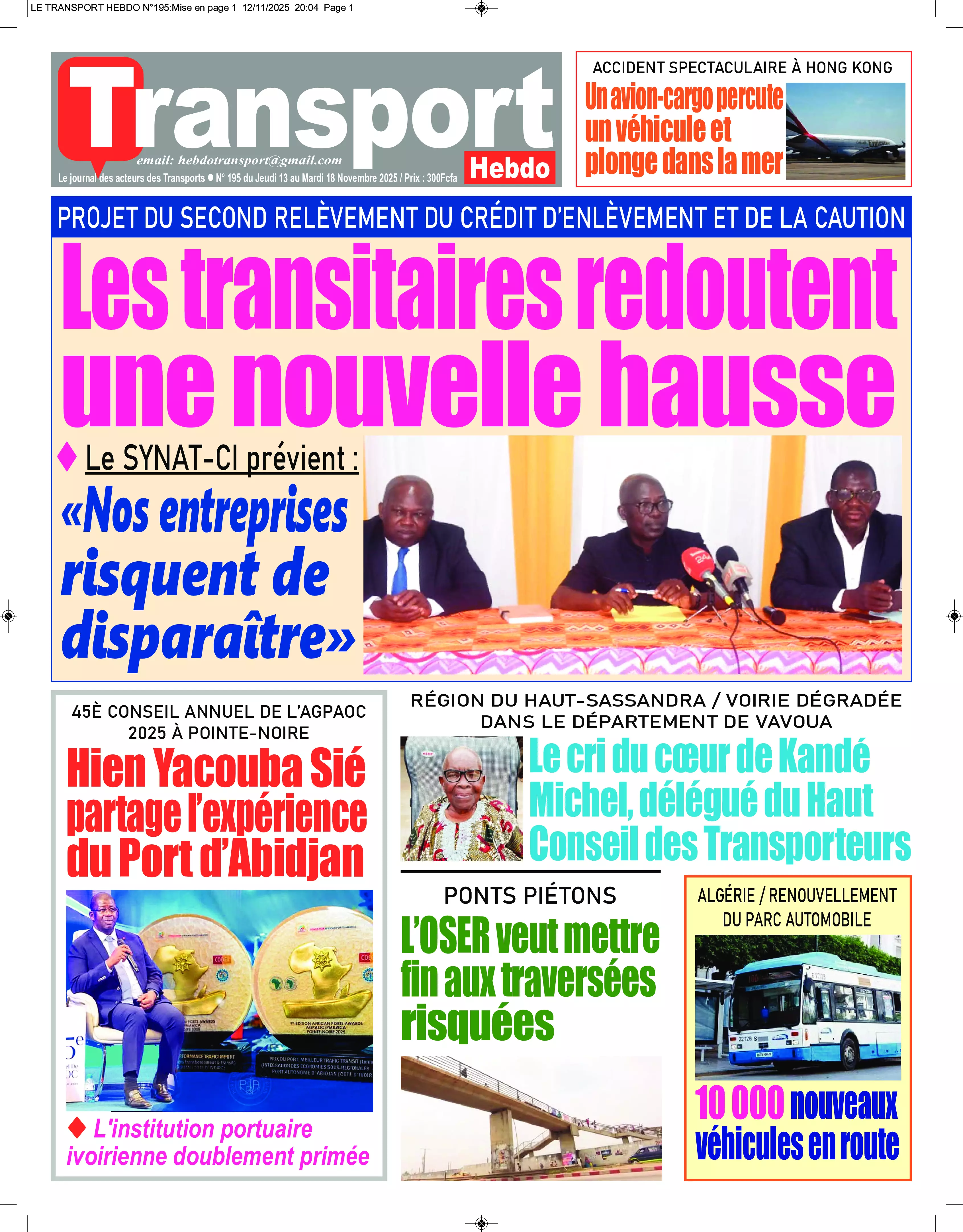 TRANSPORT HEBDO N° 195