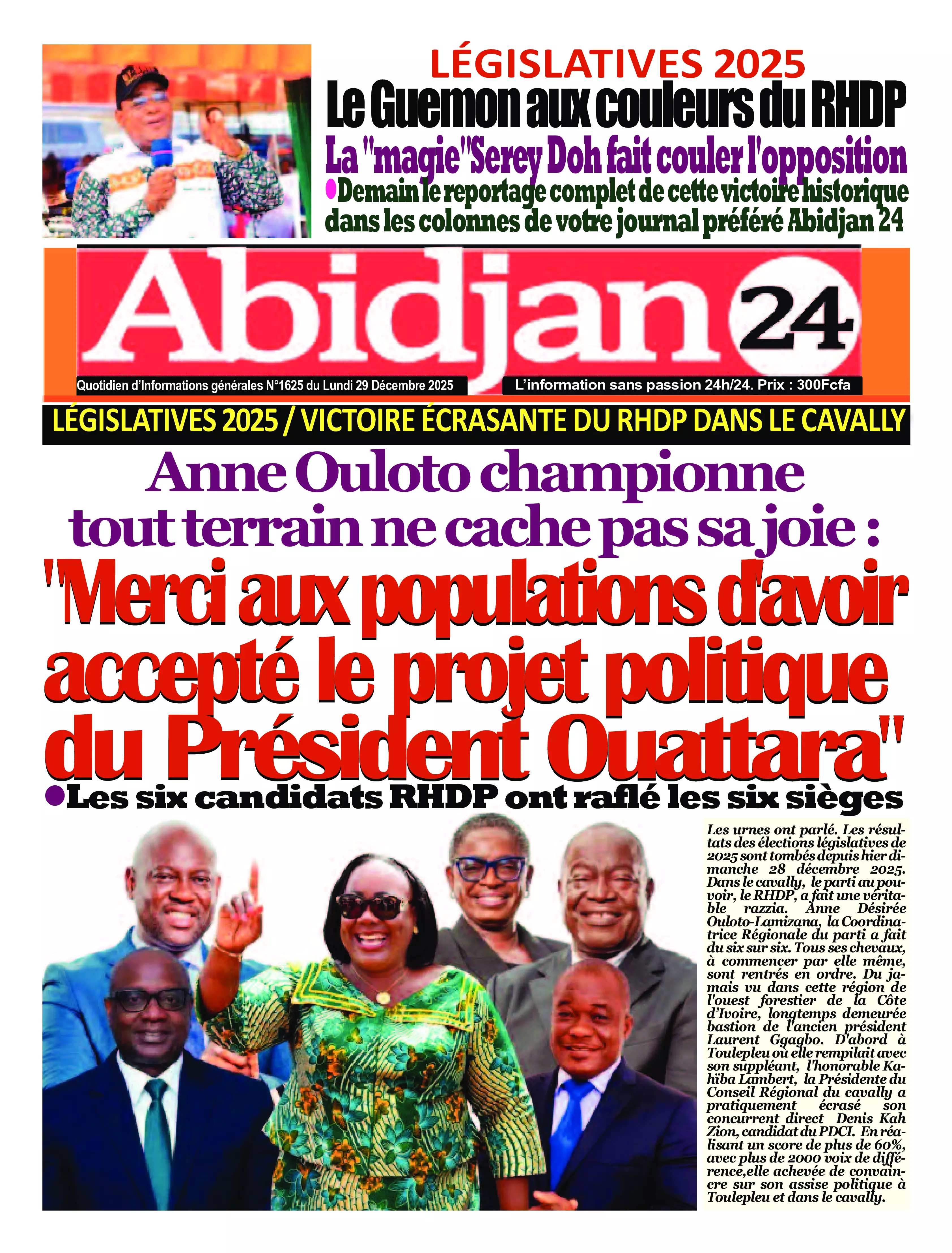 N° 1625 - 2025-12-29