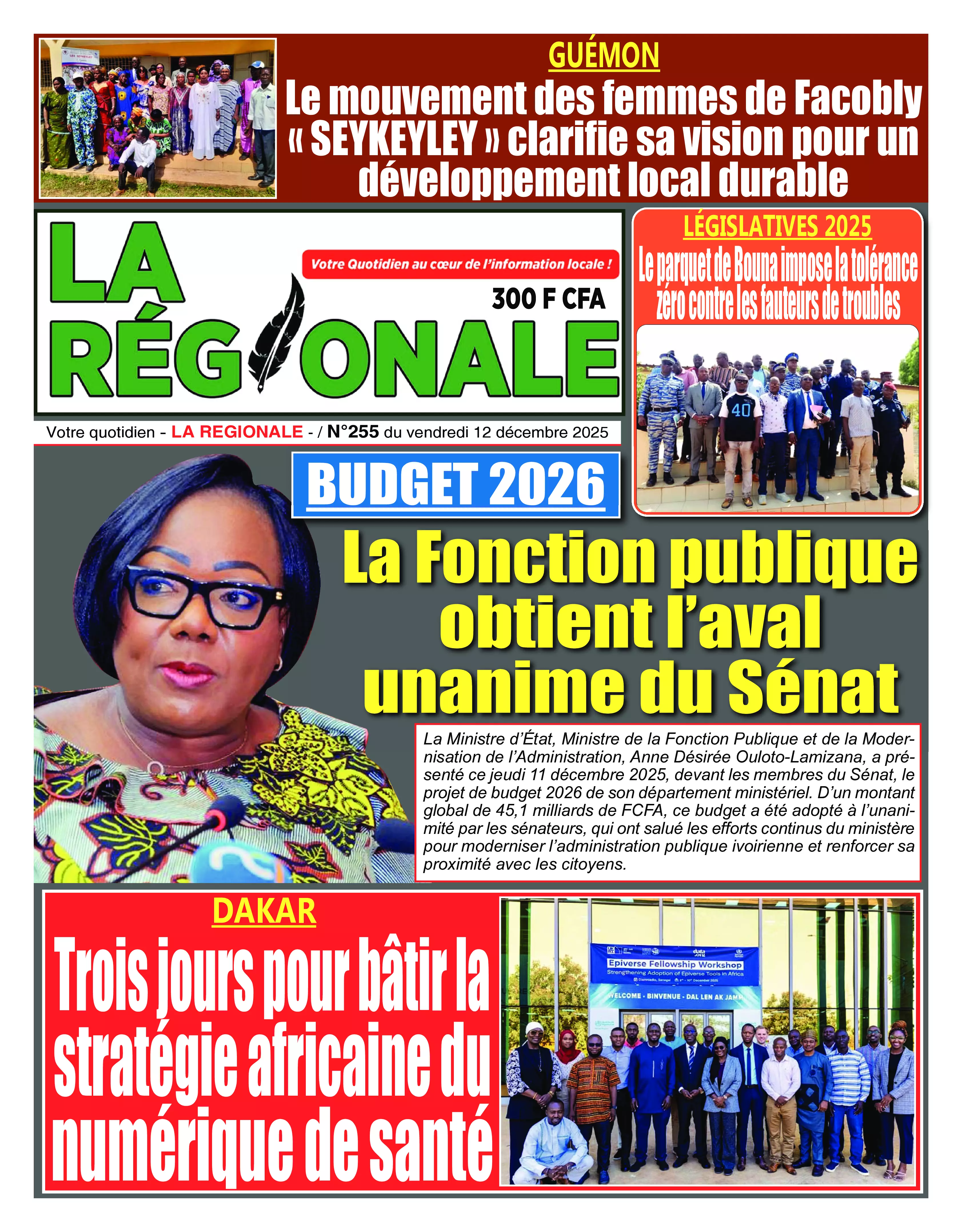 N° 255 - 2025-12-12
