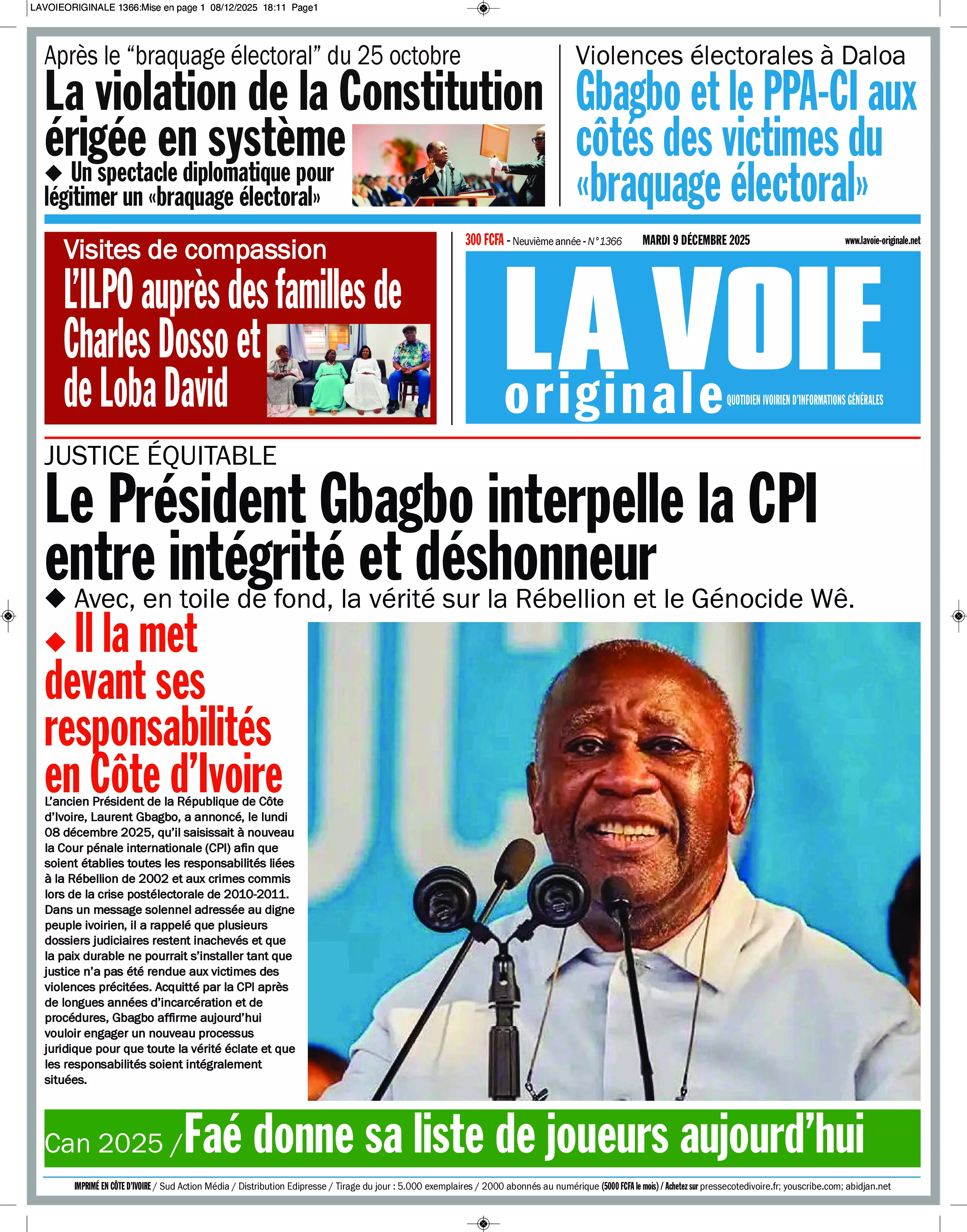 N° 1366 - 2025-12-09