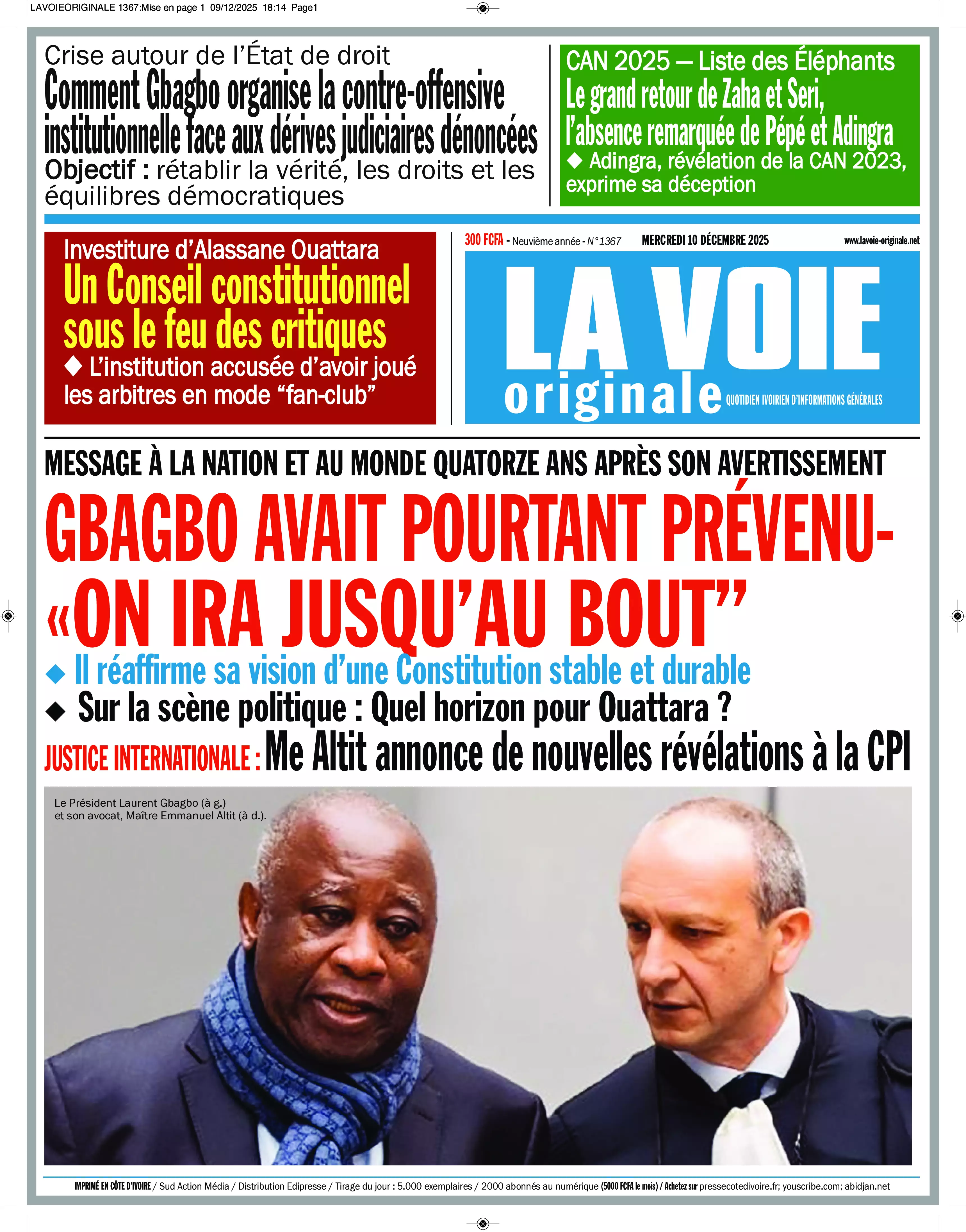 N° 1367 - 2025-12-10