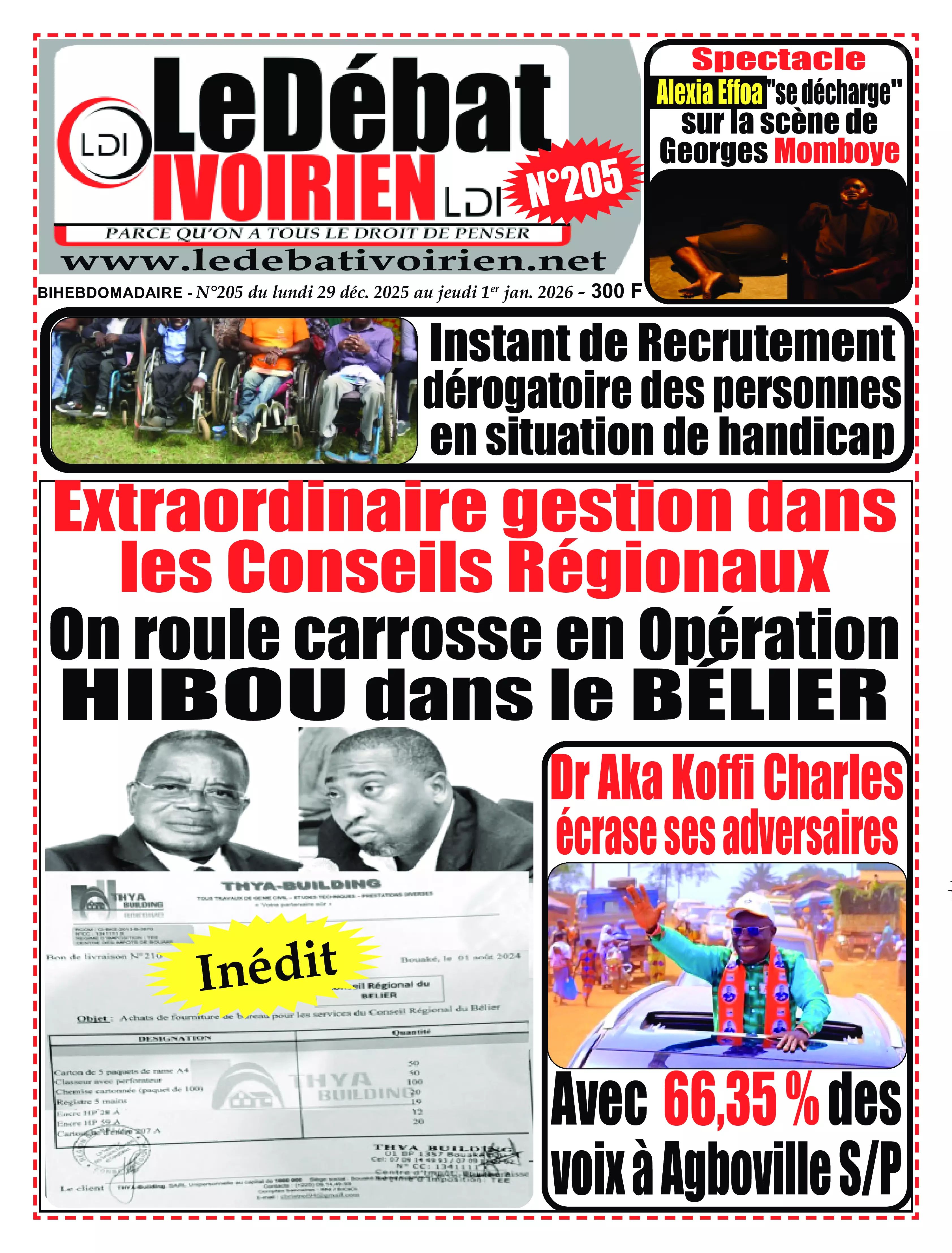 N° 205 - 2025-12-29