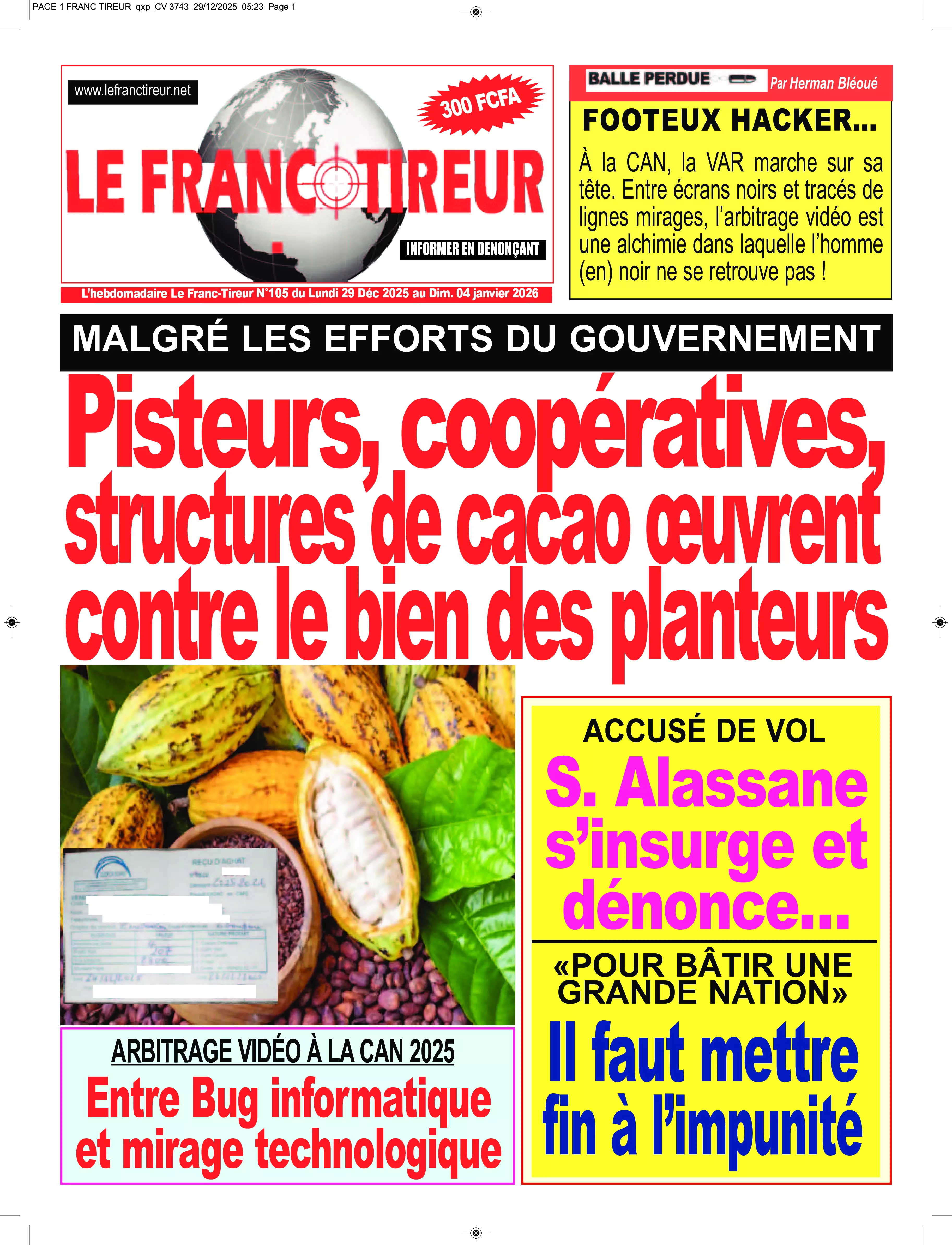 N° 105 - 2025-12-29