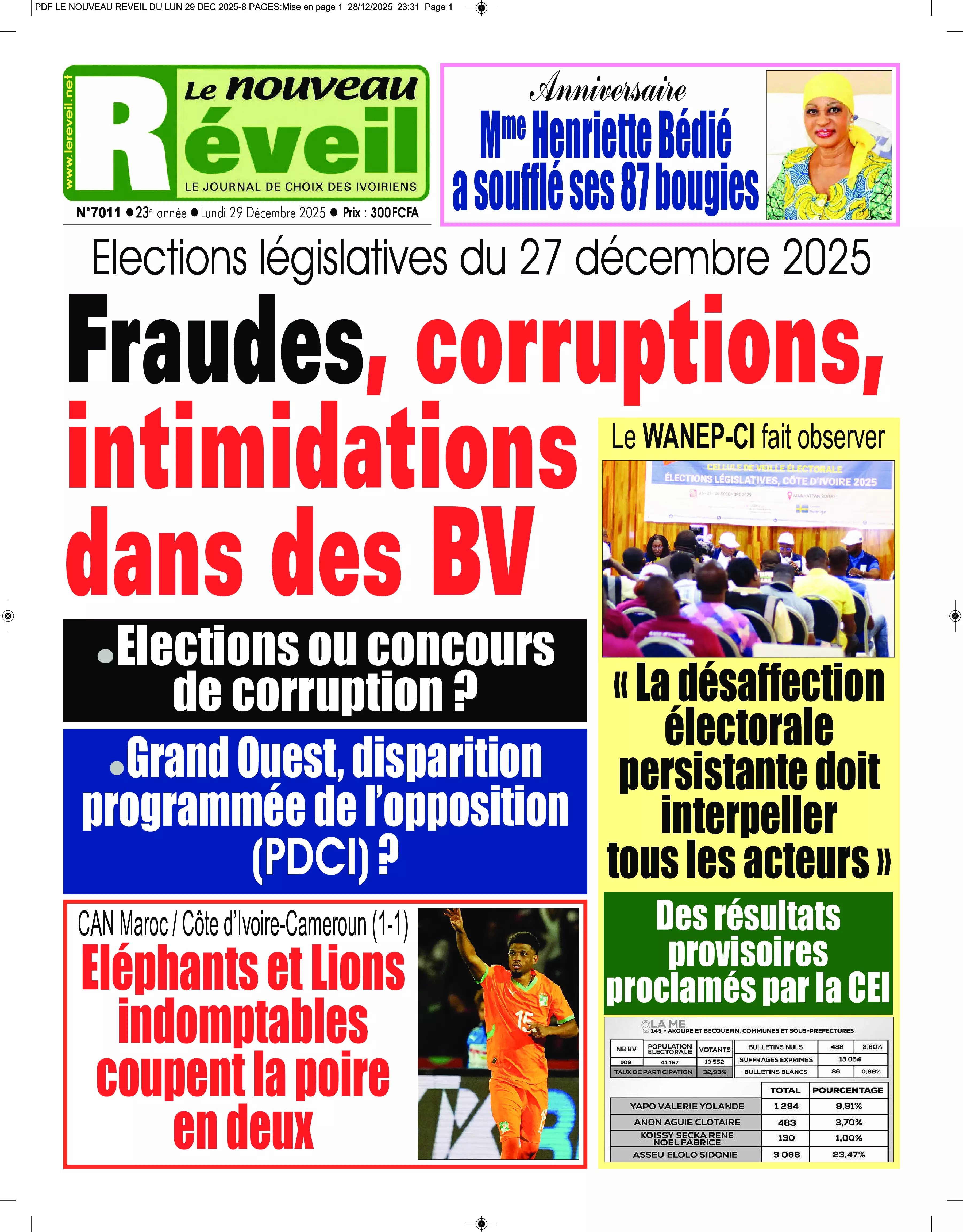 N° 7011 - 2025-12-29