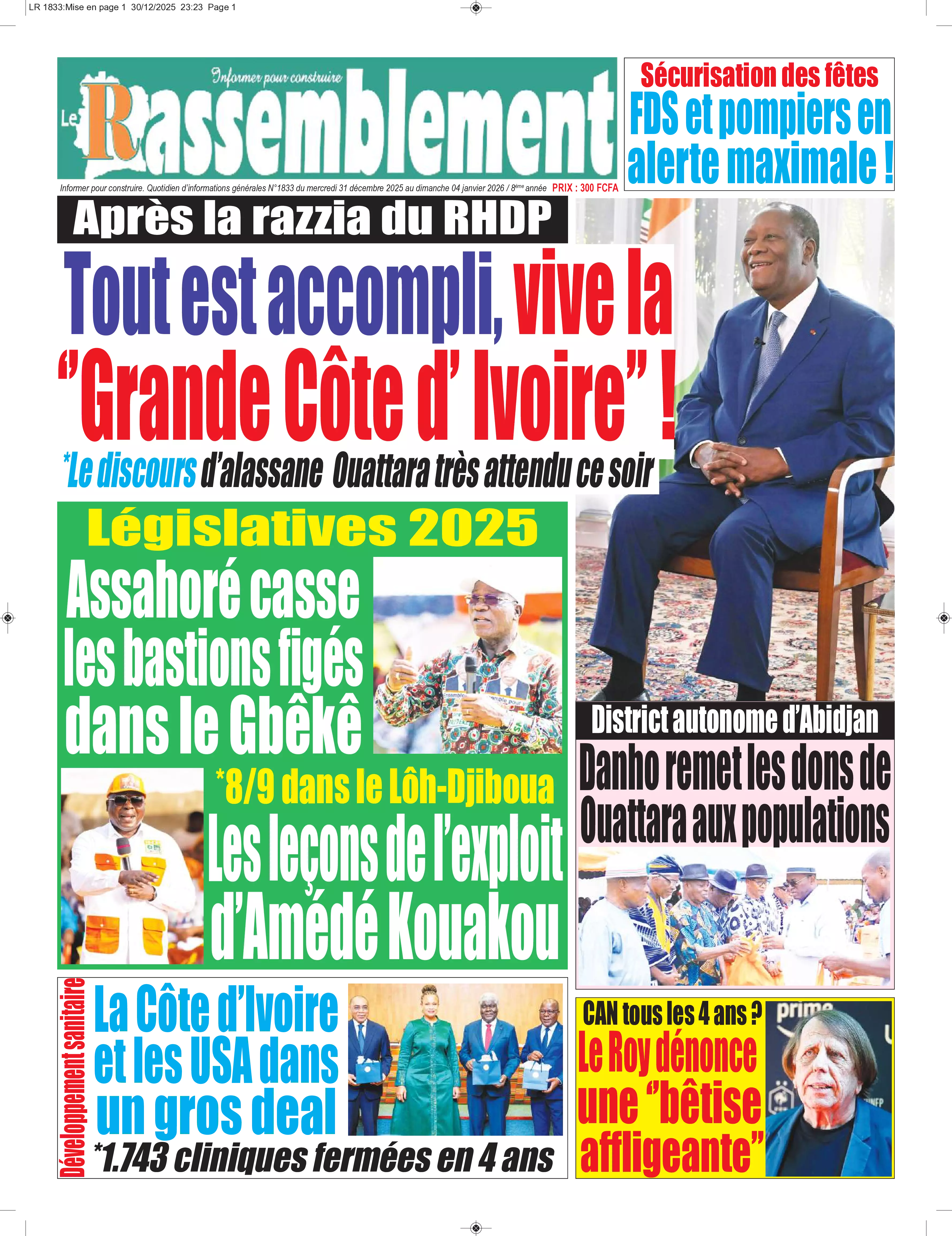 N° 1833 - 2025-12-31