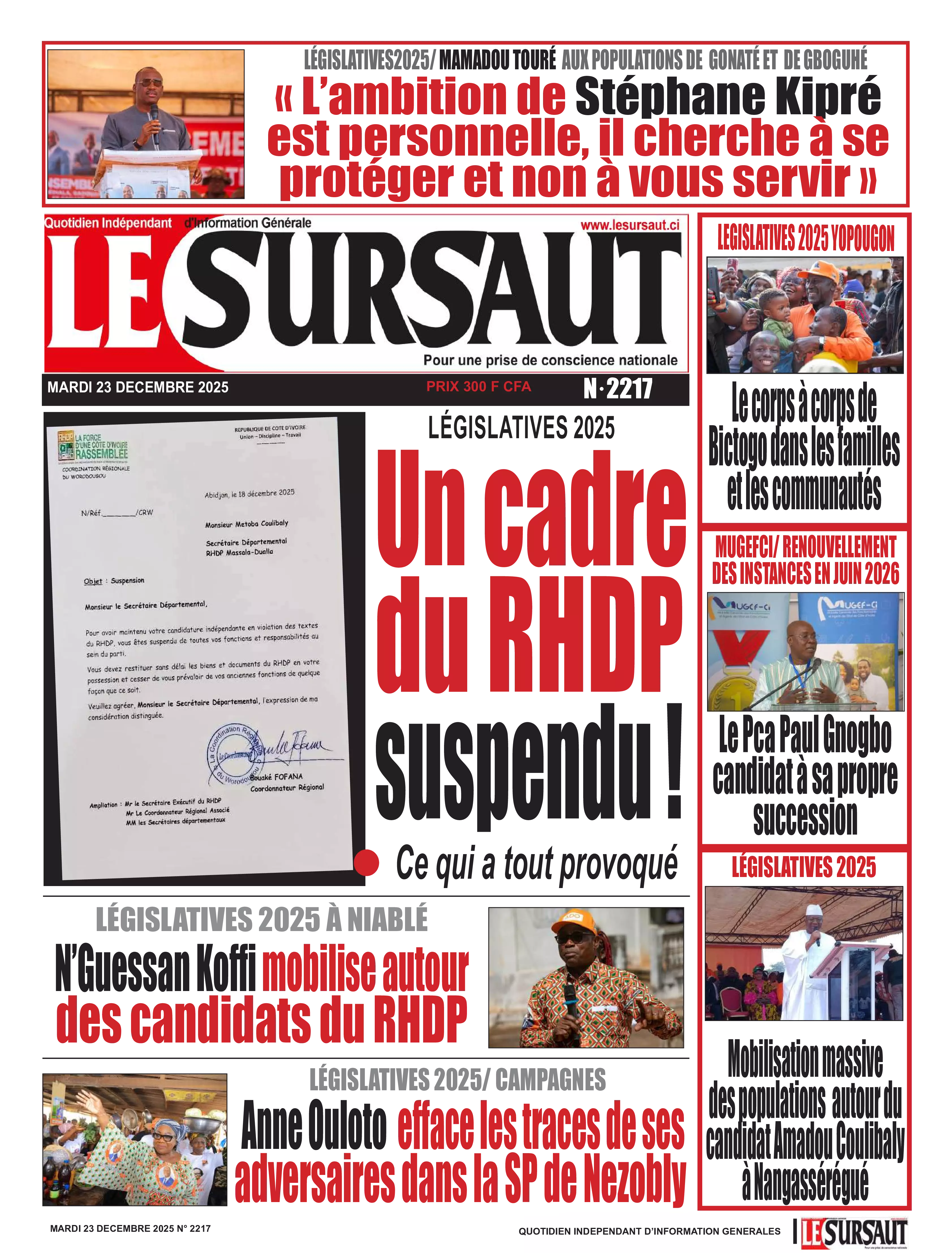N° 2217 - 2025-12-23