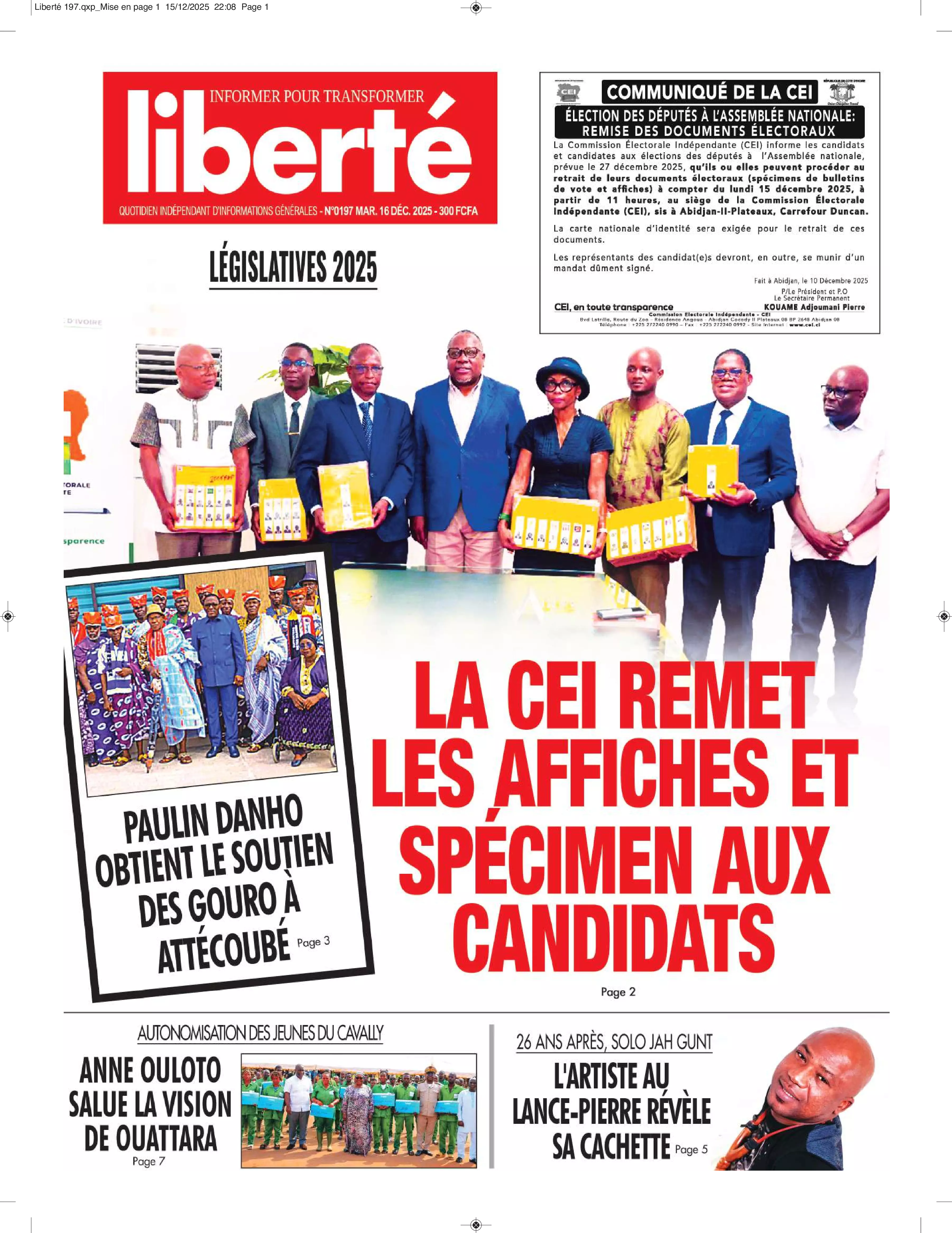 N° 197 - 2025-12-16