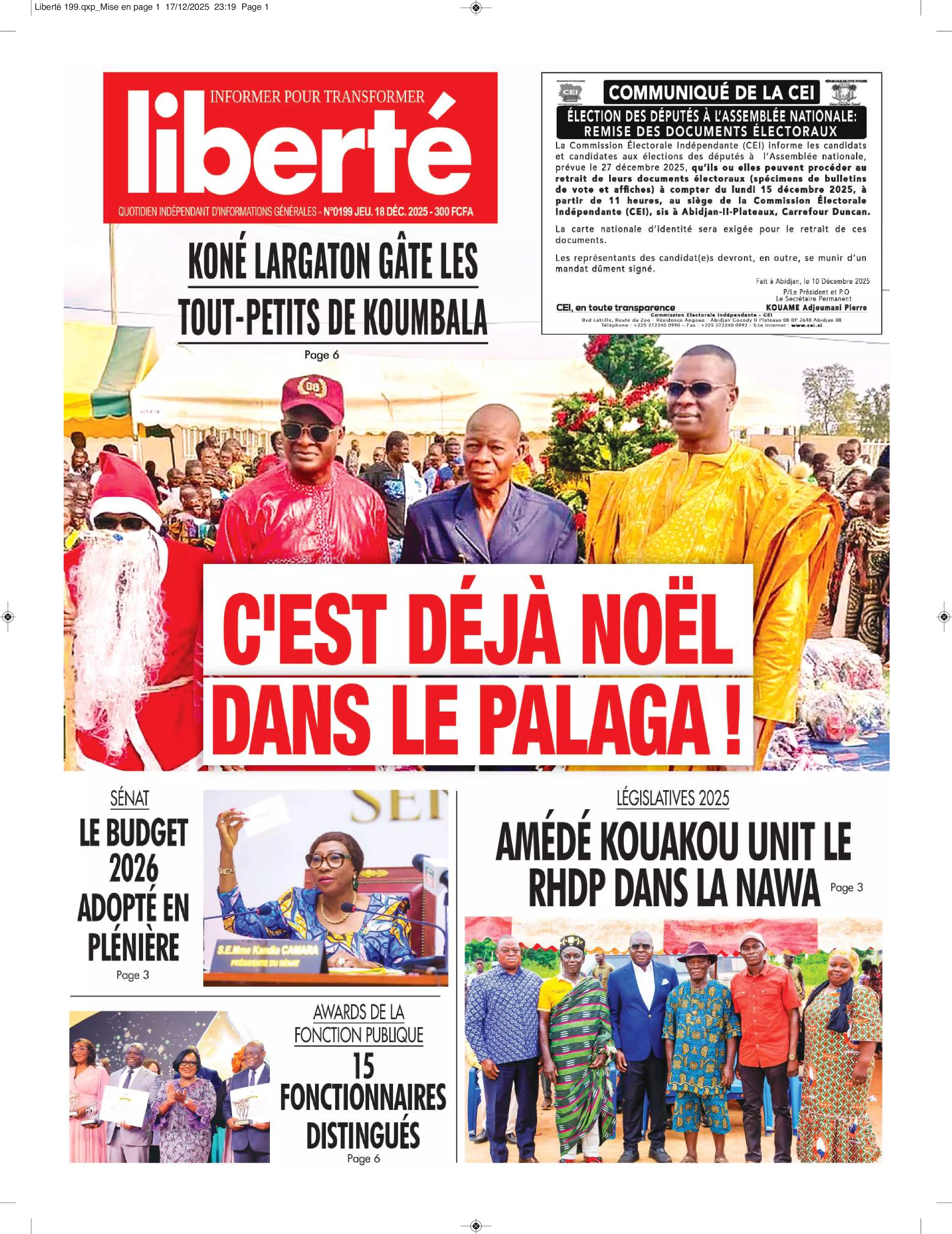 N° 199 - 2025-12-18