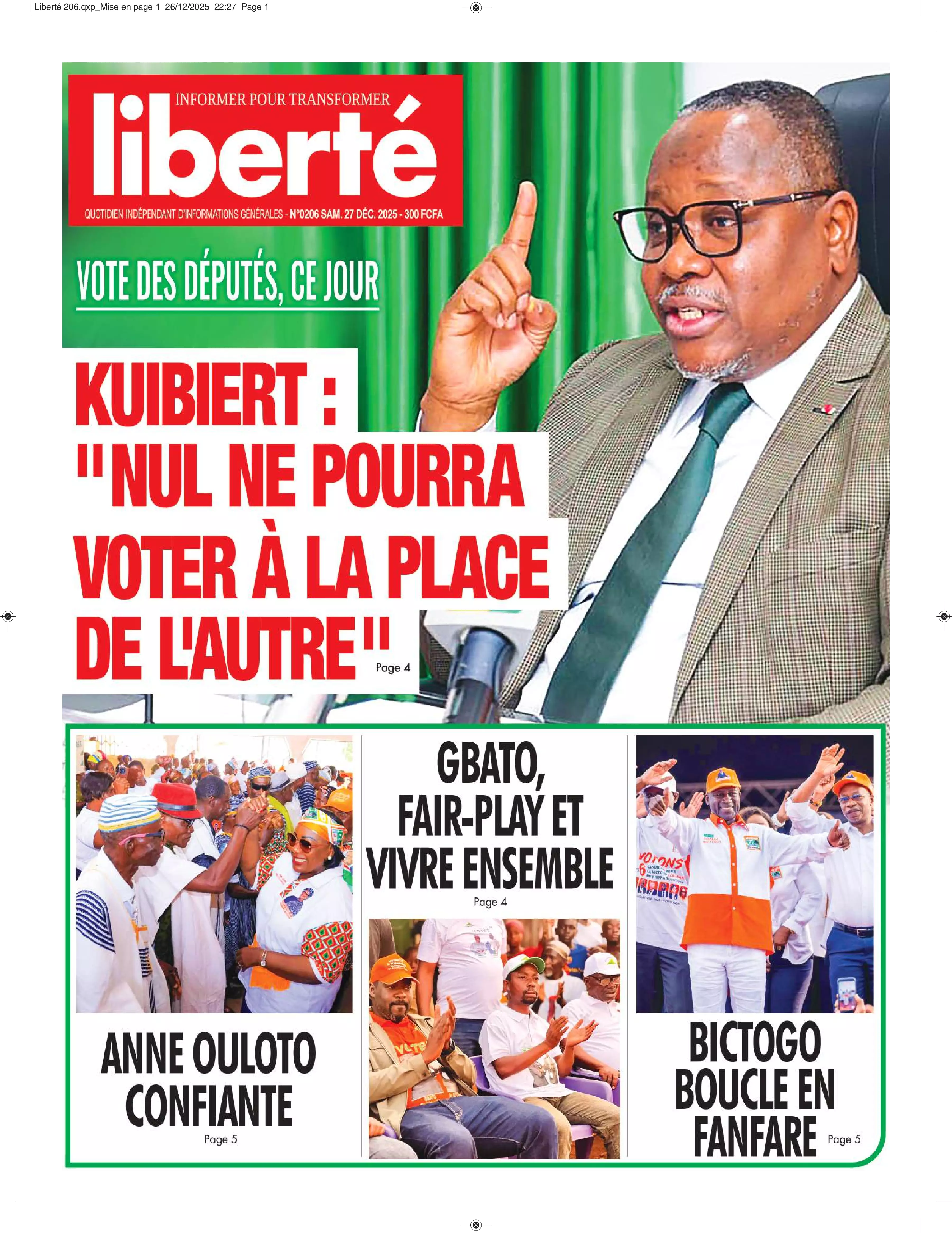 N° 206 - 2025-12-27