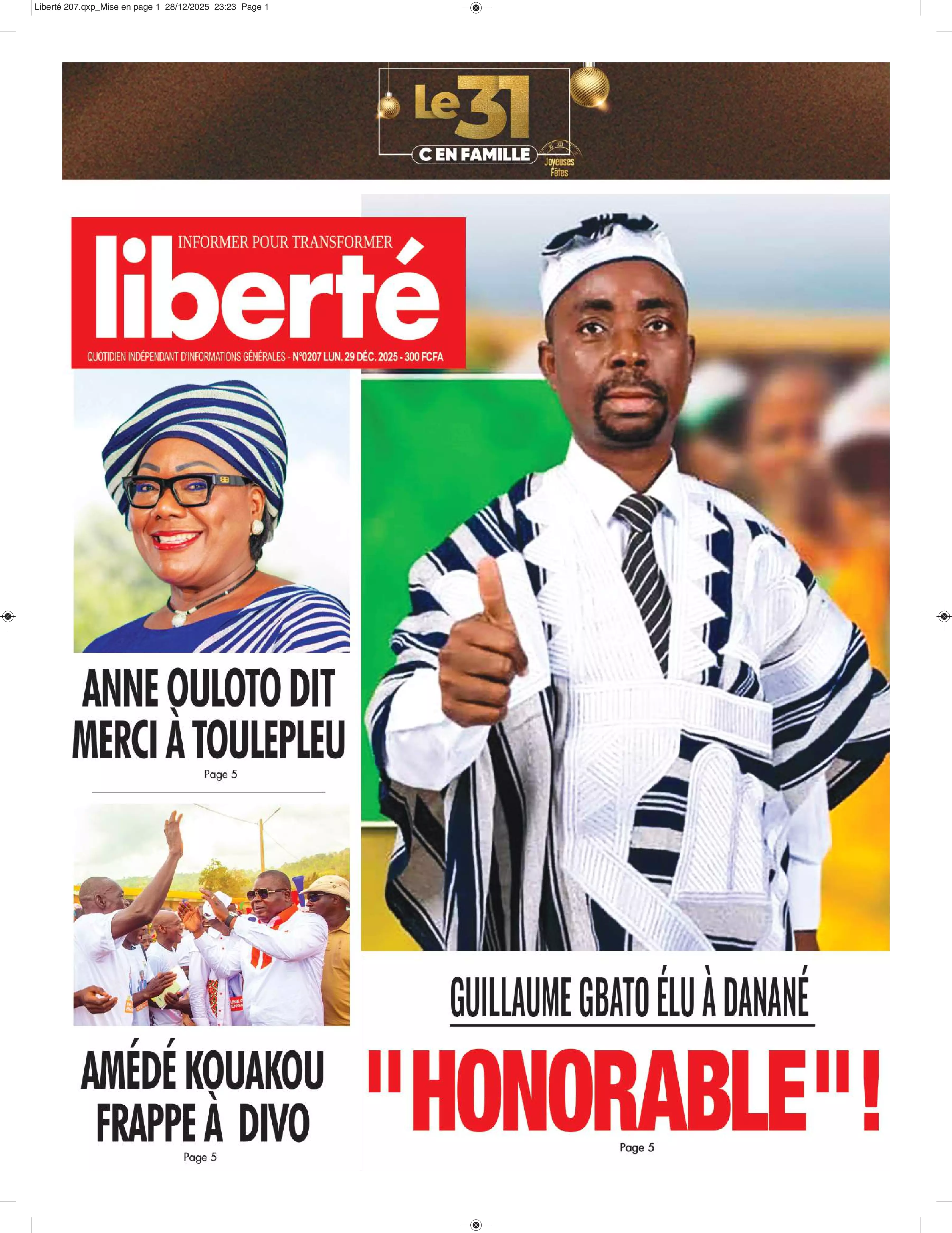 N° 207 - 2025-12-29