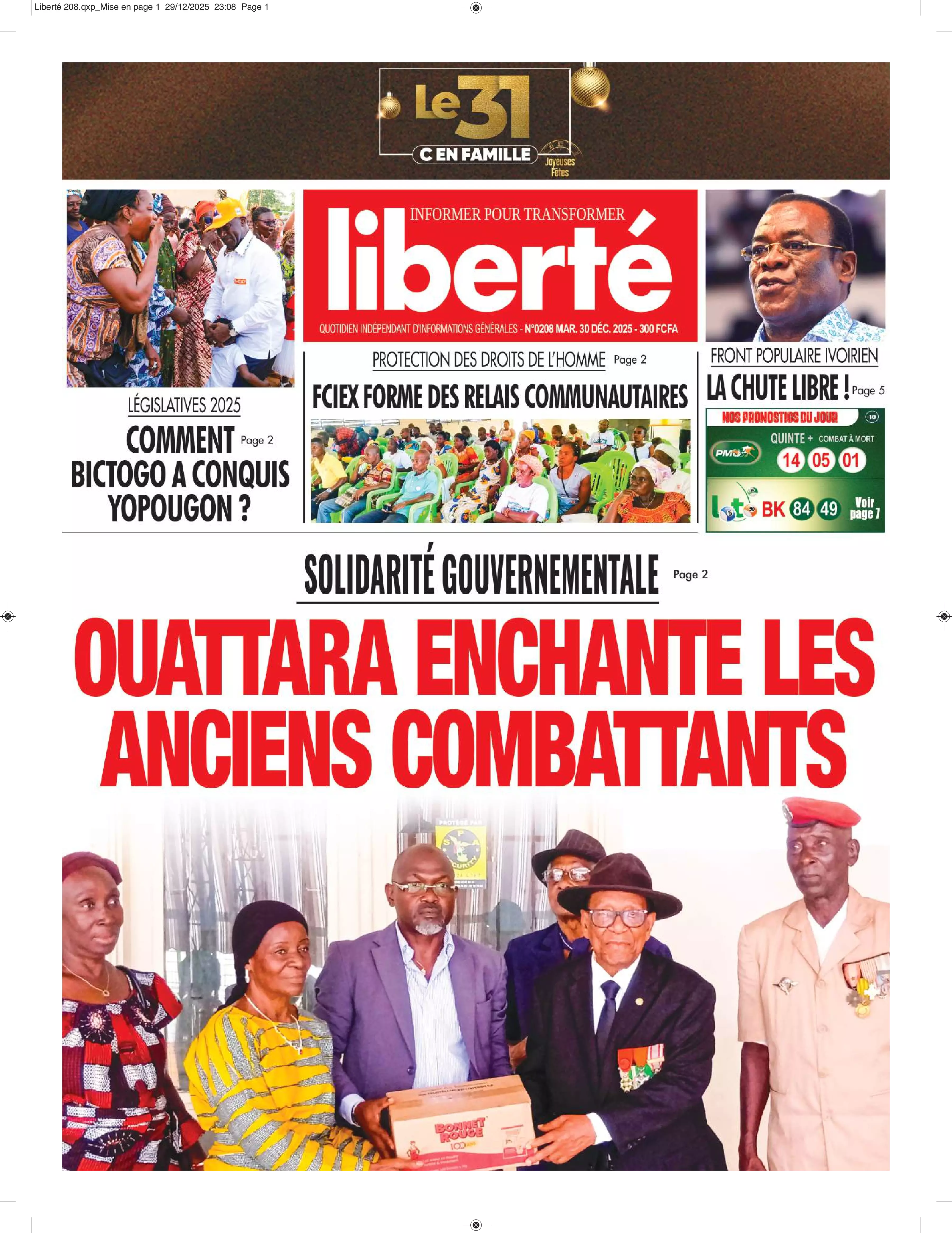 N° 208 - 2025-12-30