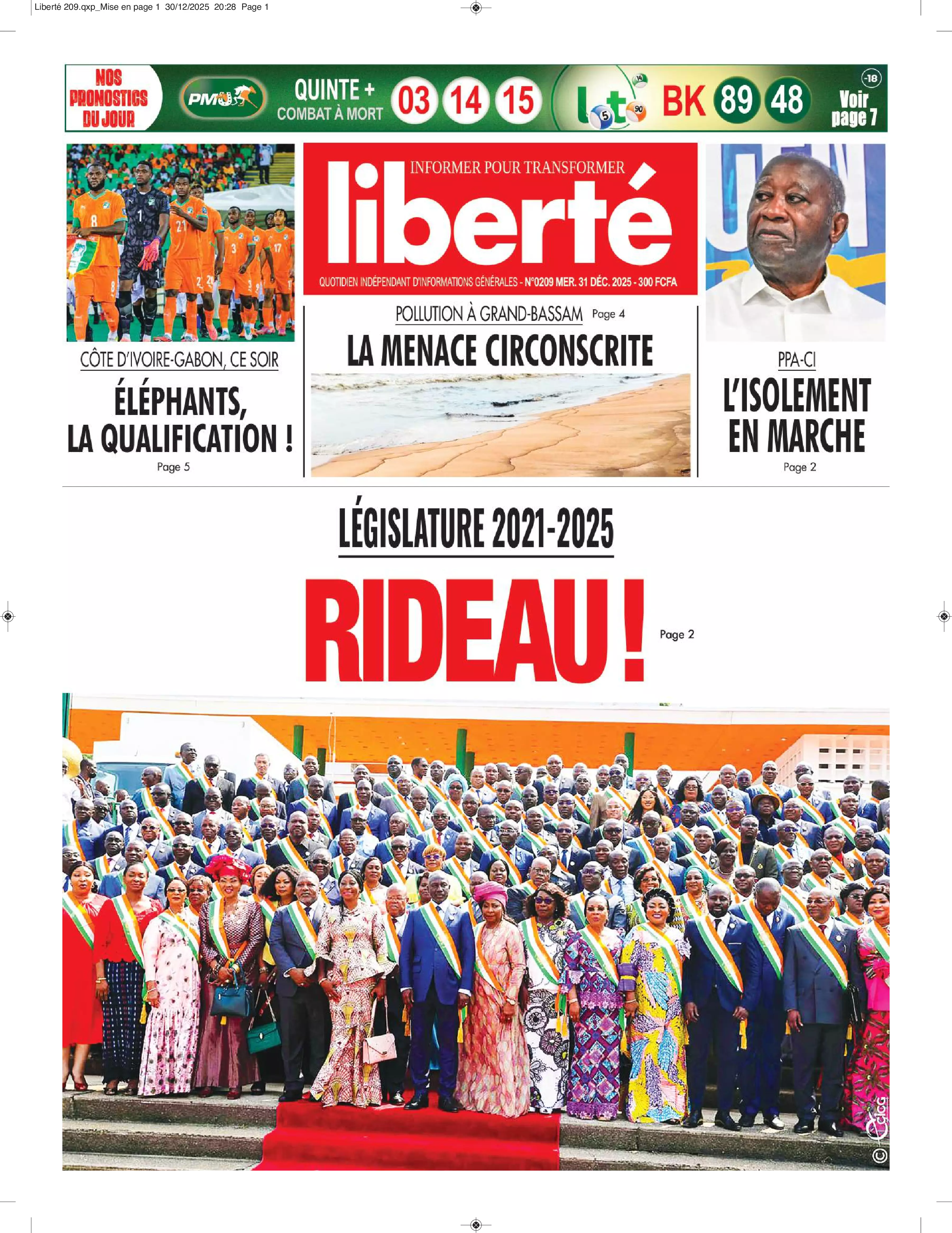 N° 209 - 2025-12-31