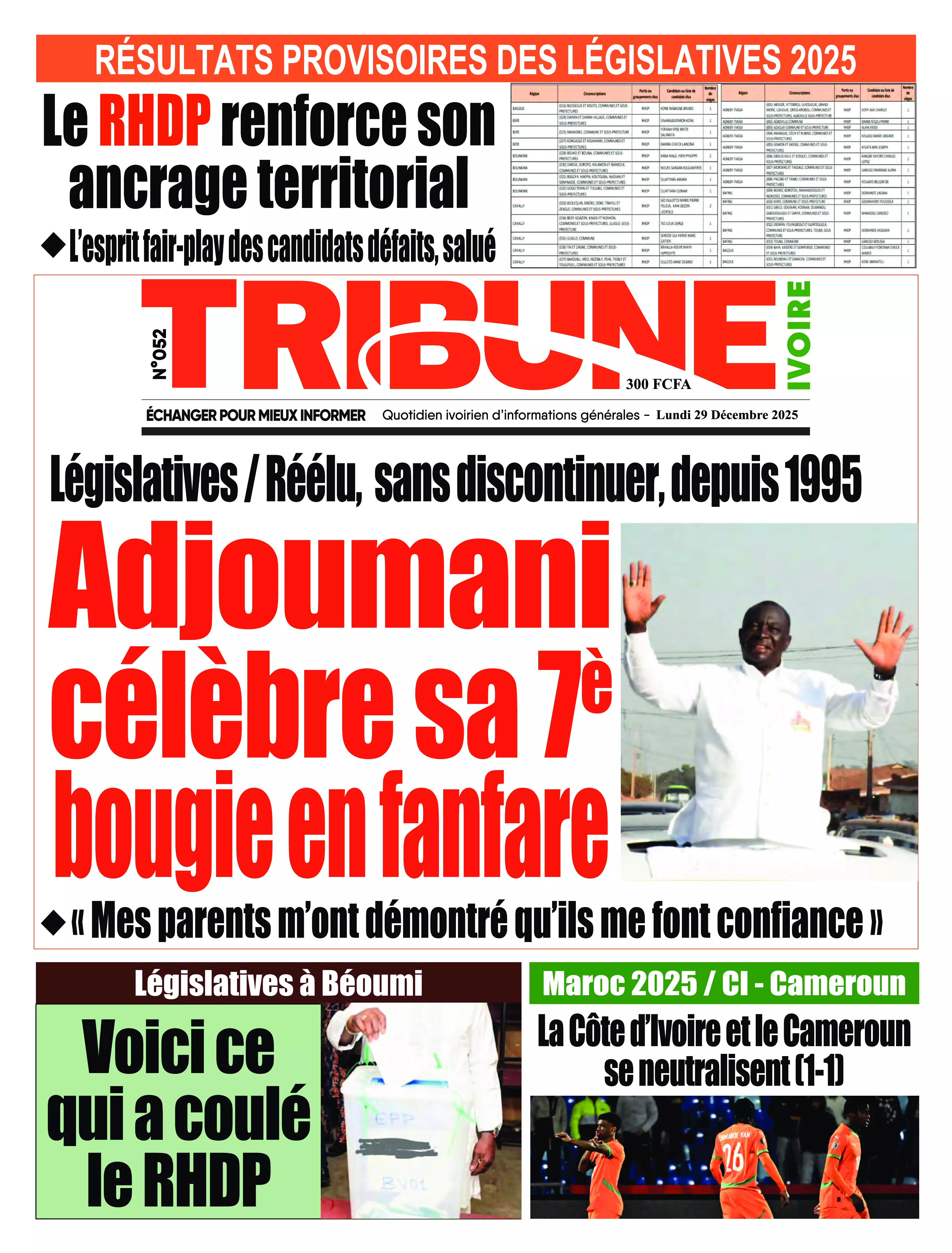 N° 52 - 2025-12-29