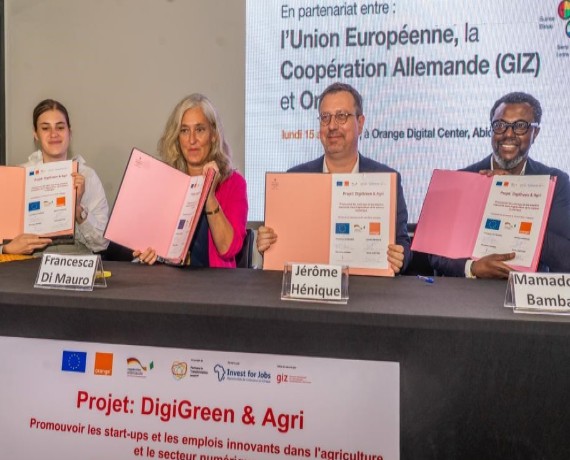 Employabilité des jeunes, innovation numérique pour une agriculture durable, … : Trois acteurs majeurs s’unissent pour lancer le projet DigiGreen and Agri