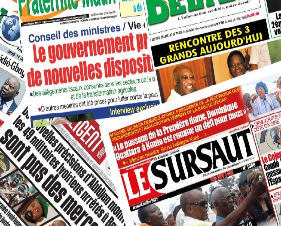 Revue de presse : Gbagbo et Thiam prennent position dans la crise d’Adjamé-village