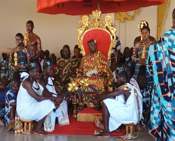 Royaume Baoulé : Sa Majesté Nanan Kouakou Djè II reçoit les vœux des forces vives