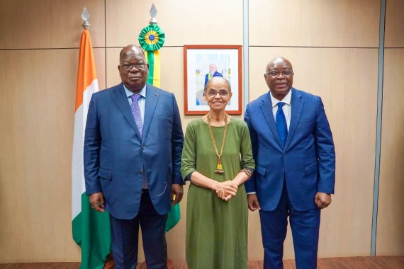 Restauration du couvert forestier: le ministre Laurent Tchagba obtient un engagement fort du Brésil pour les projets ivoiriens