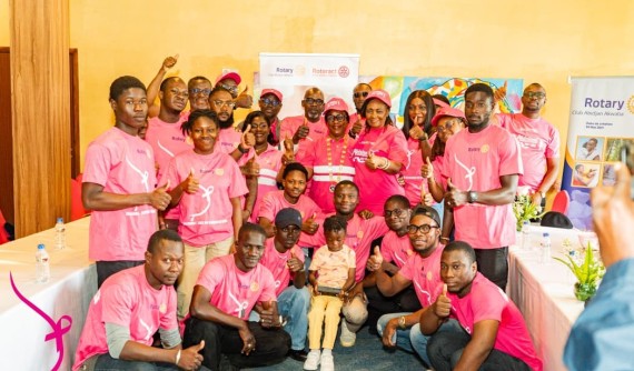Lancement de la 7e édition d’Octobre Rose : le Rotary club Abidjan Akwaba choisit Yamoussoukro