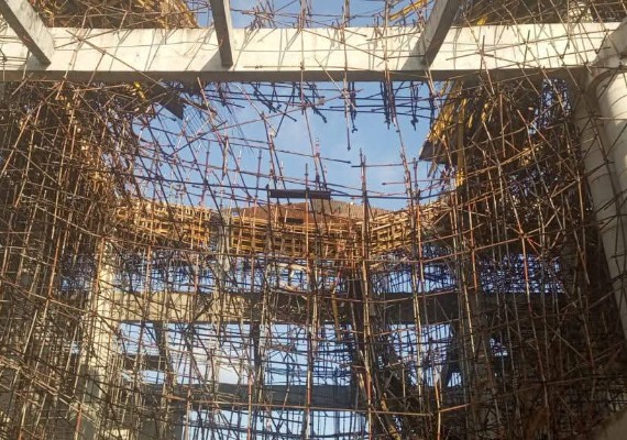 Grand-Bassam: un grave accident sur le chantier de la Cathédrale Saint Esprit fait plusieurs blessés