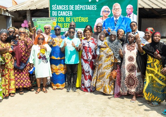 Lutte contre le  cancer du col de l’utérus et du sein : Laurent Tchagba offre des séances de dépistage gratuites à plus de 1000 femmes de Marcory