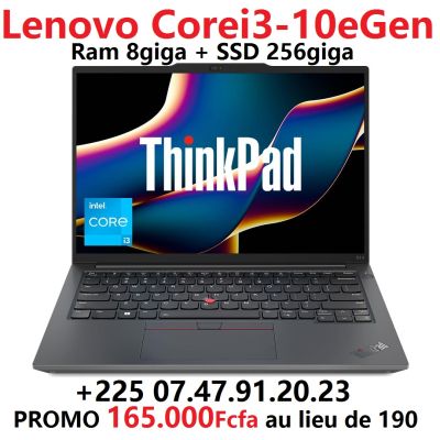 Lenovo core i3 10e generation