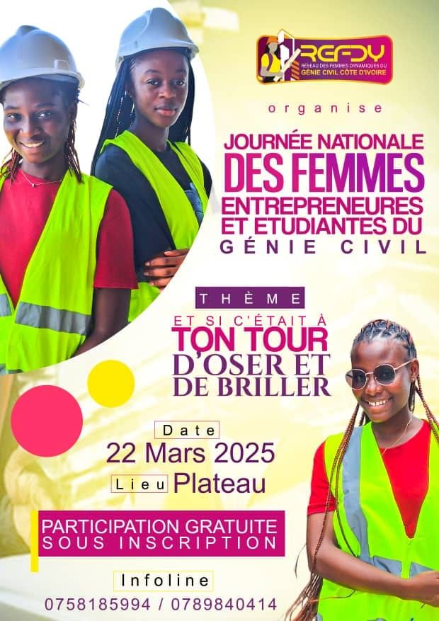 journée des Femmes Entrepreneurs et Étudiantes du Génie Civil