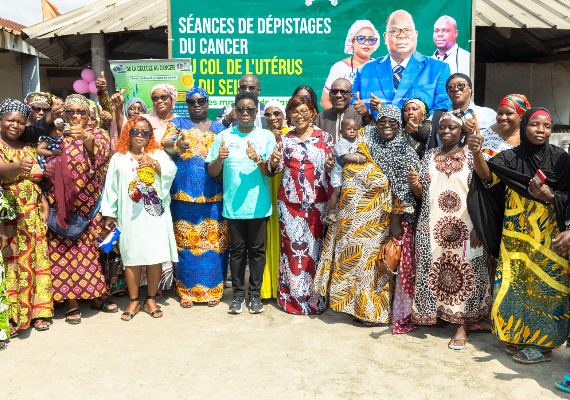 Lutte contre le  cancer du col de l’utérus et du sein : Laurent Tchagba offre des séances de dépistage gratuites à plus de 1000 femmes de Marcory